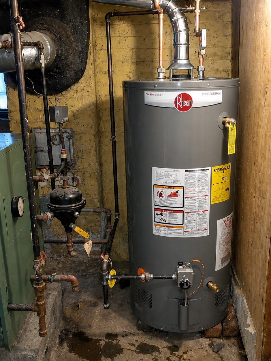 Basement Gas Water Heater